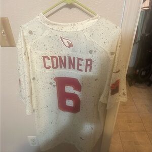 Arizona Cardinals White and Red Jersey